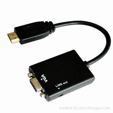 HDMI to VGA Adapter Cable with Audio Output